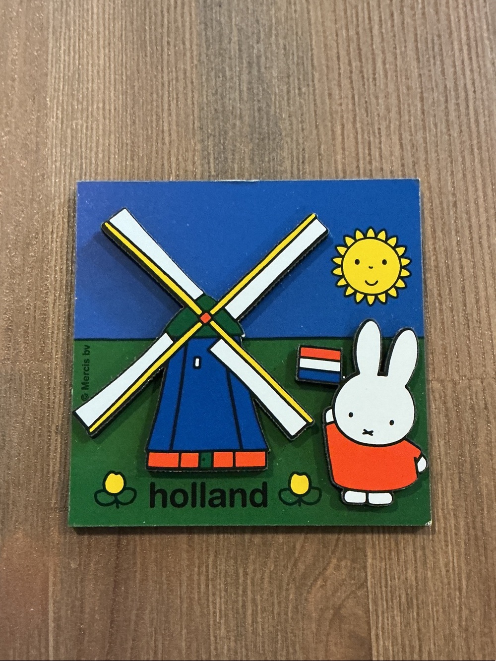 Nijntje x Miffy Holland Windmill Decorative Magnet - Blue & Green